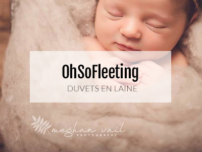 duvet en laine pour les nouveau-nés. Idéal pour les photographe qui ratiquent le baby posing.