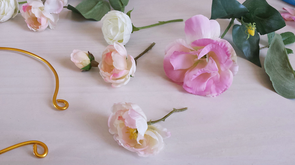 DIY couronne de fleurs