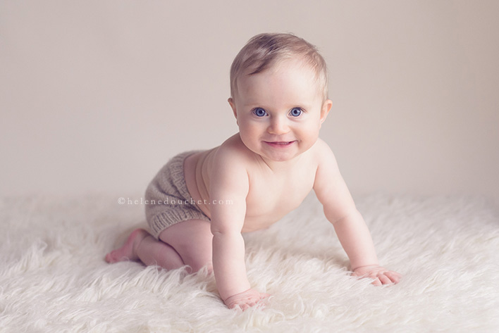 Photo bébé souriant - par Hélène Douchet 