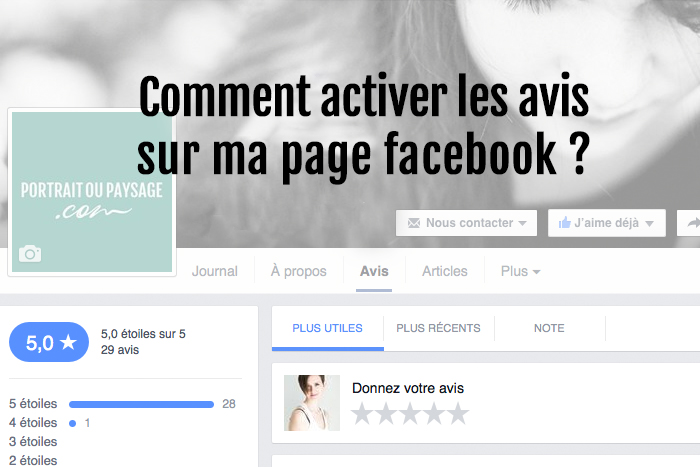 Changer De Page Pro Facebook Mais Garder Les Jaime Activer les "avis" sur Facebook