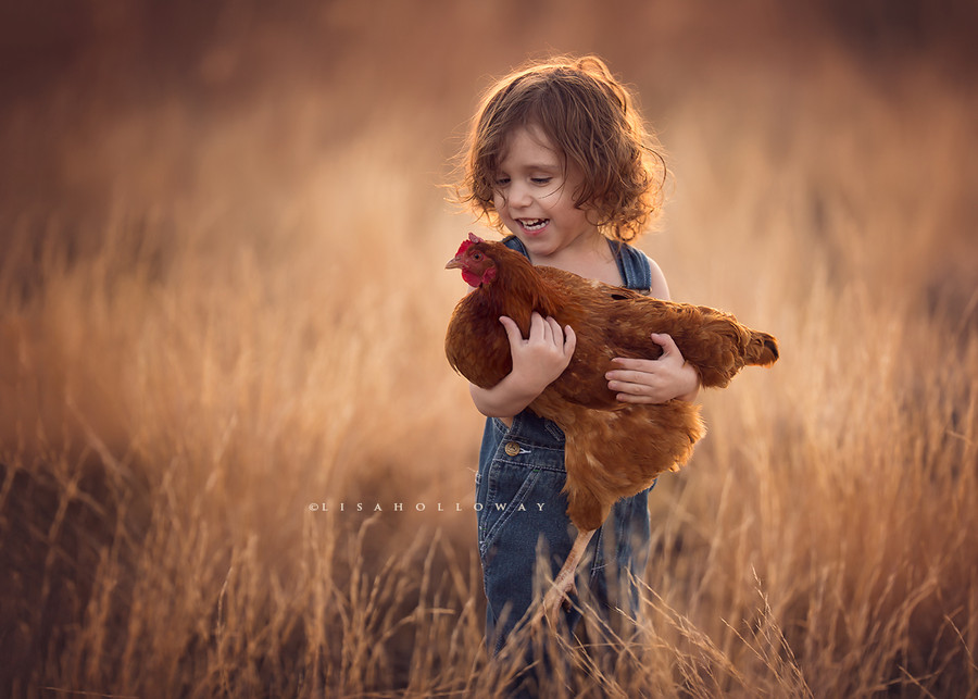 photo d'un enfant à contre-jour