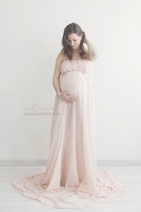 Séance photo avec un future maman