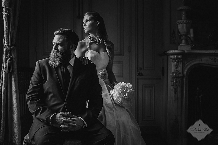 Photo de mariage en noir et blanc - par DavidOne Photographe