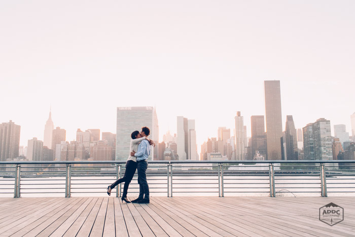 Photo de couple à New-York