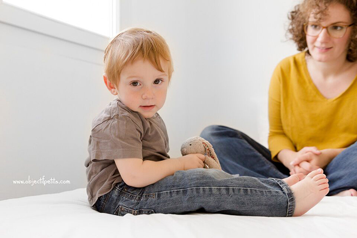 Portrait d'enfant - petit garçon roux