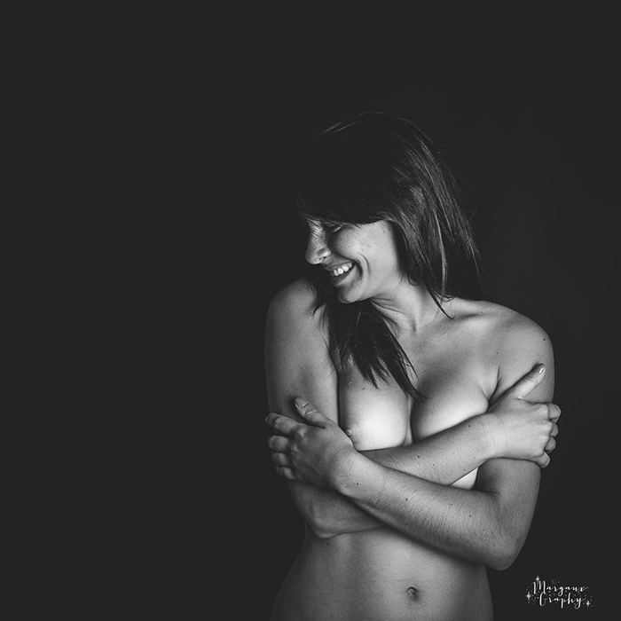 Portrait de femme - noir et blanc - Projet Simplement Femme