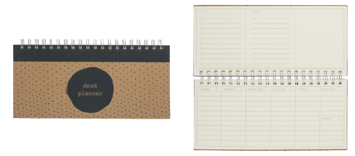 Desk Planner pour l'organisation de tout entrepreneur 