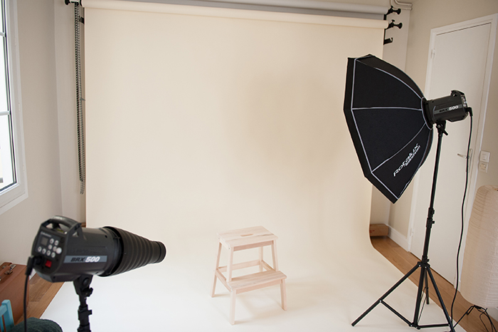 Le studio photo parisien de Candice Henin