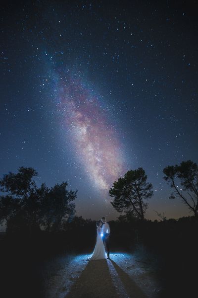 Photographie de couple en pleine nuit, photo artistique par doctibphoto.com