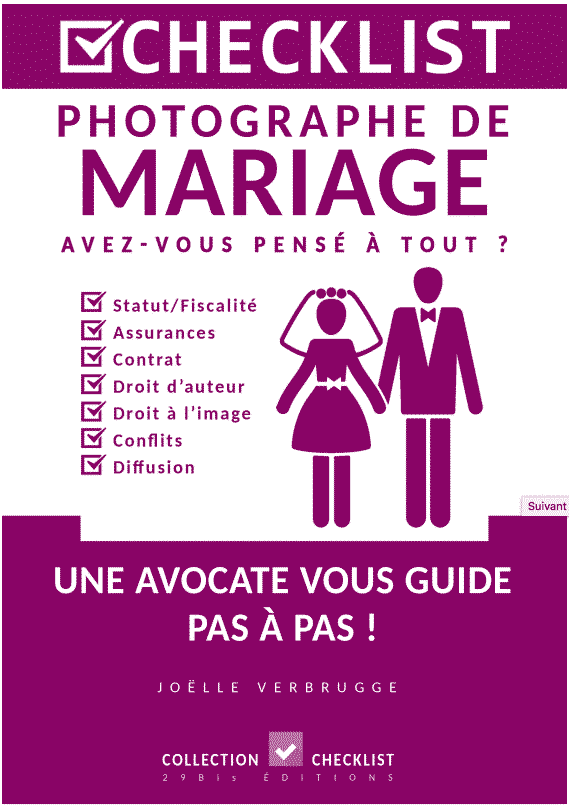 CHECKLIST Photographe de Mariage par Joëlle Verbrugge