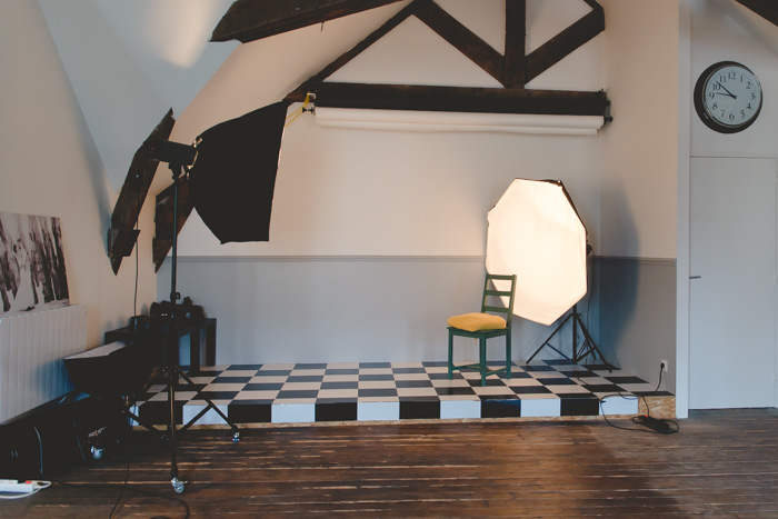 Un studio photo masculin et vintage, en Bretagne (France).