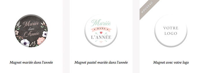 Les magnet personnalisé par une entreprise française : Print your love.