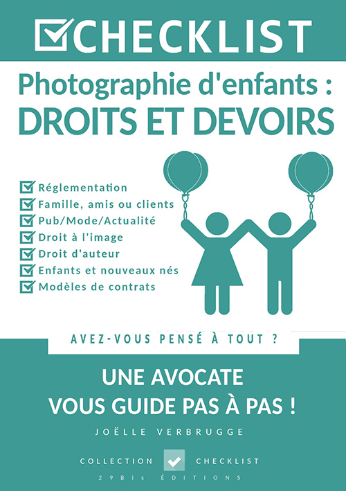 Couverture du livre de Joëlle Verbrugge : Photographie d'enfants : Droits et Devoirs.