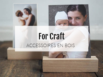 De jolis accessoires en bois pour poser vos tirages photo